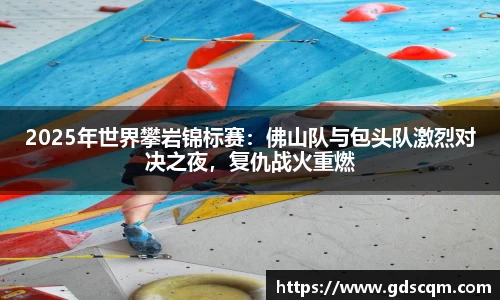 2025年世界攀岩锦标赛：佛山队与包头队激烈对决之夜，复仇战火重燃
